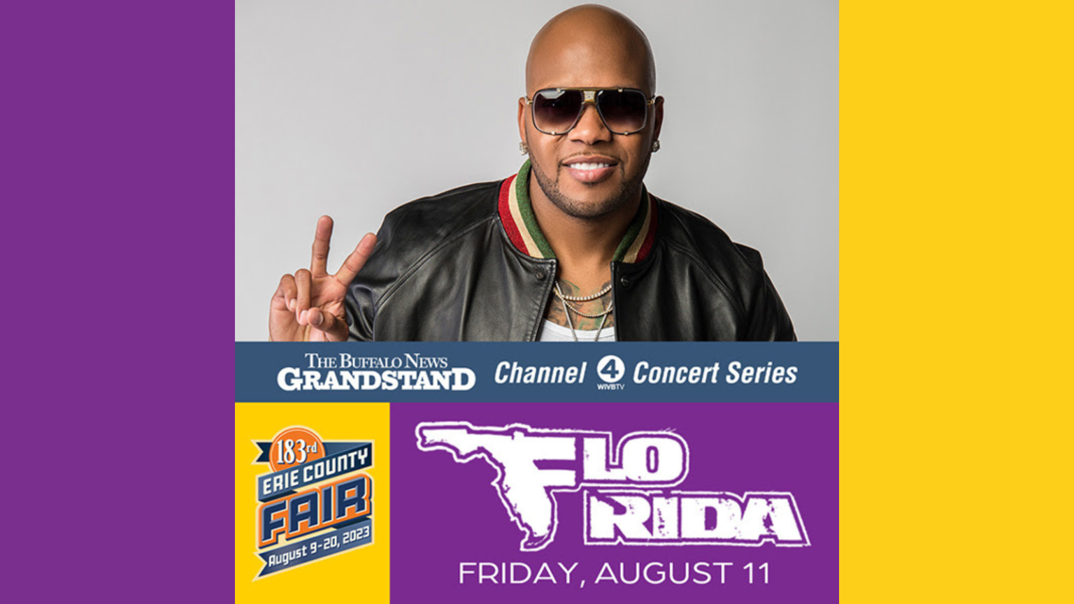 Flo Rida to perform at 2023 Erie County Fair All WNY