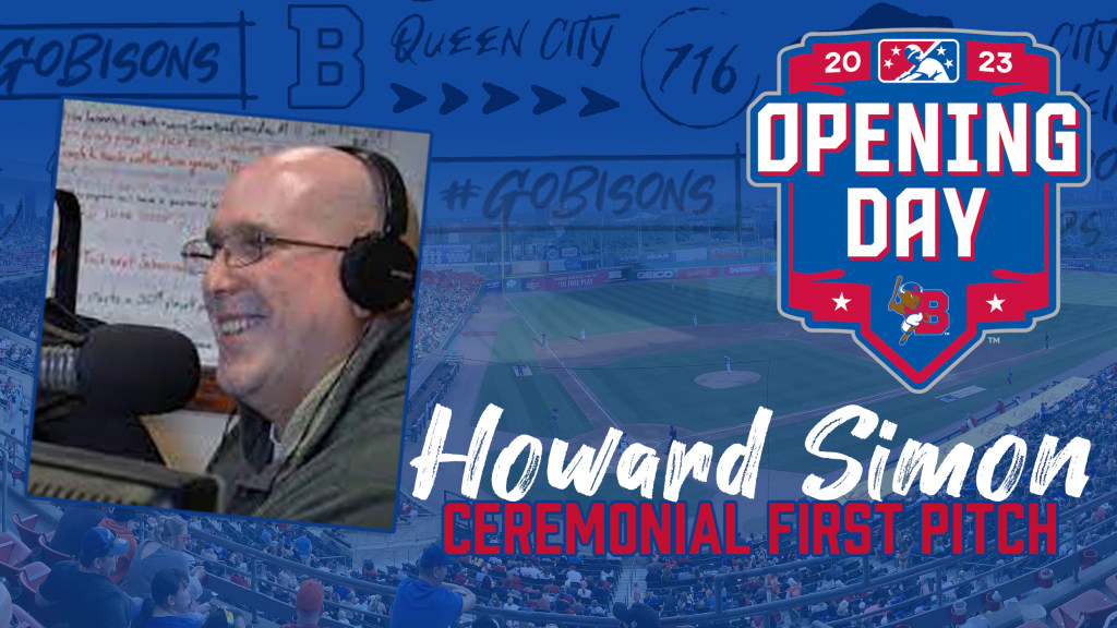 Howard Simon to throw out ceremonial opening pitch for Bisons home