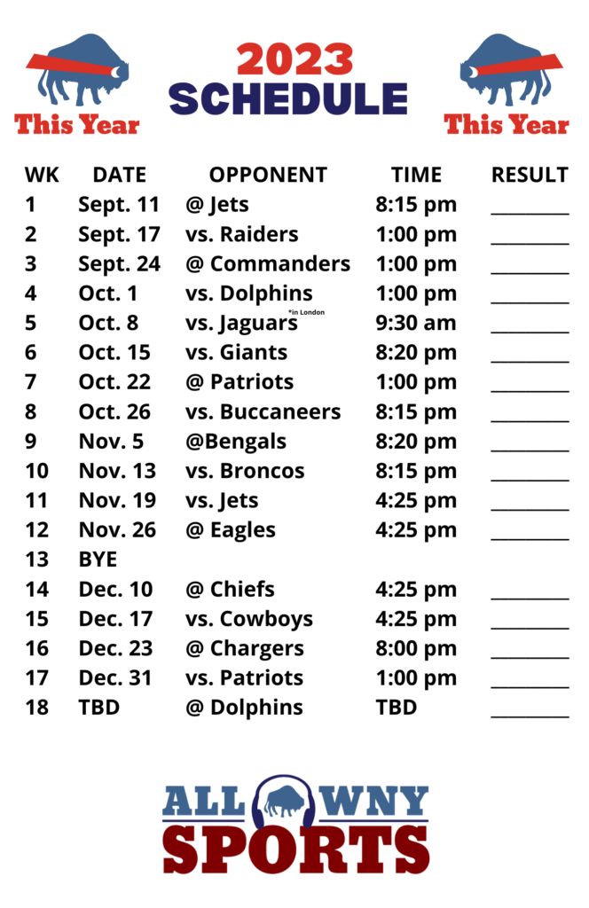 Buffalo 2024 Football Schedule Tabbi Faustina