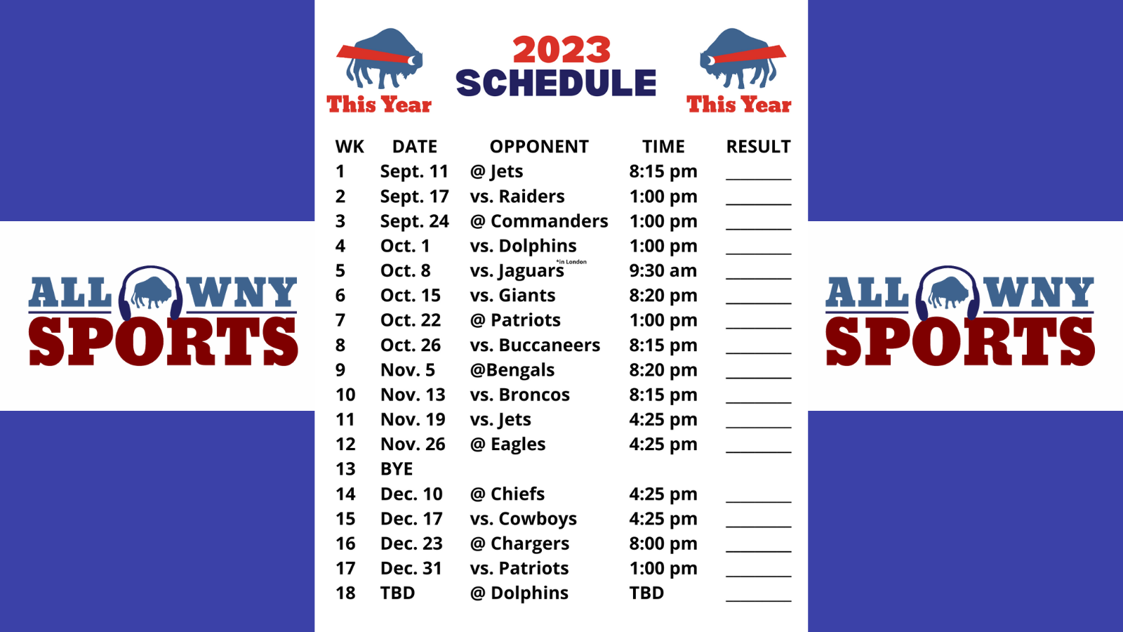 Buffalo Bills Schedule 2024 Printable 2024 CALENDAR PRINTABLE