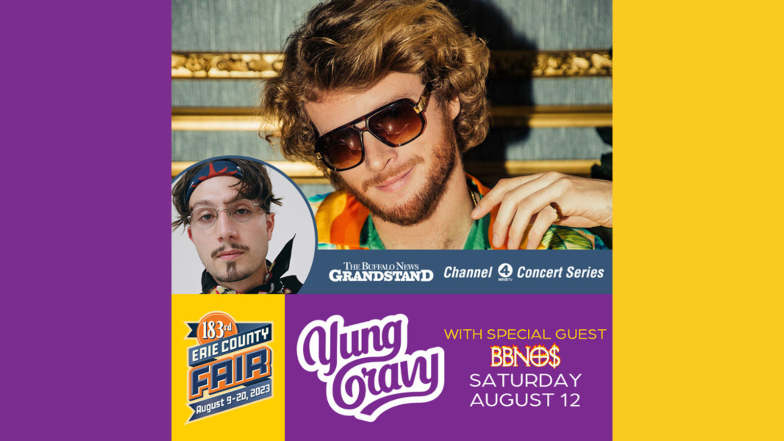 Erie County Fair adds Yung Gravy to concert lineup All WNY