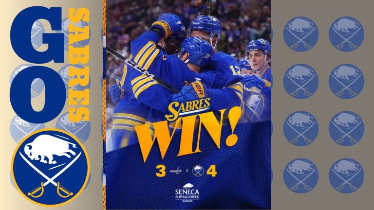 Sabres go to overtime again win 4 3 in shootout over Caps All WNY